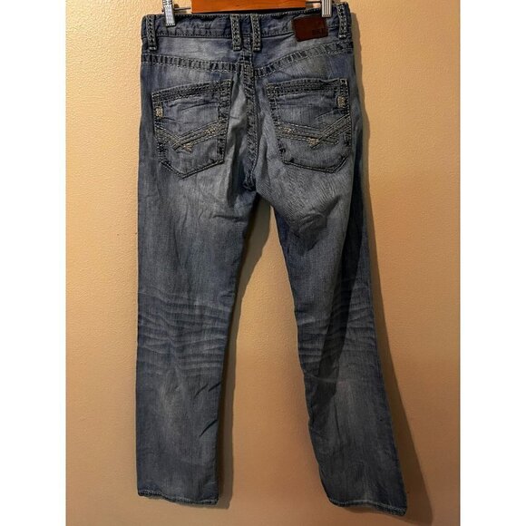 Men's BKE Denim Jake Distressed Jeans Size 29R [EXCELLENT] - Picture 3 of 8